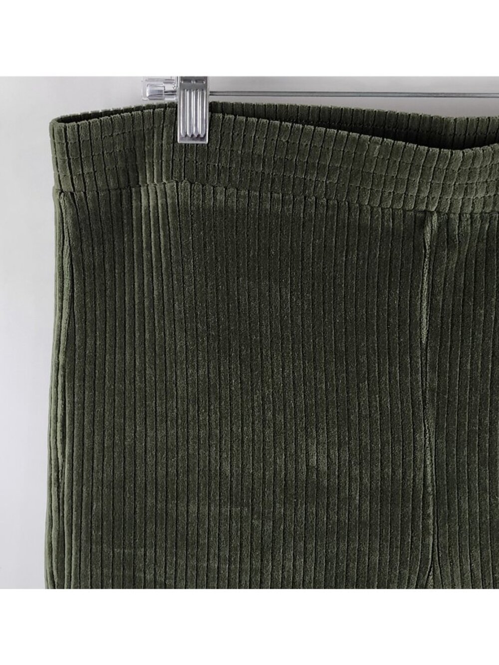 Aerie Pants Womens XL Green Wide Leg Wale Lounge Pants (32x32) - Picture 3 of 8